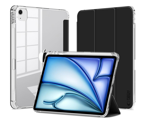 Tech-Protect SmartCase Pen Hybrid do iPad Air 13" Black/Clear - 1274642 - zdjęcie